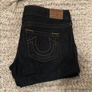 True Religion➖Cuffed➖Denim Shorts